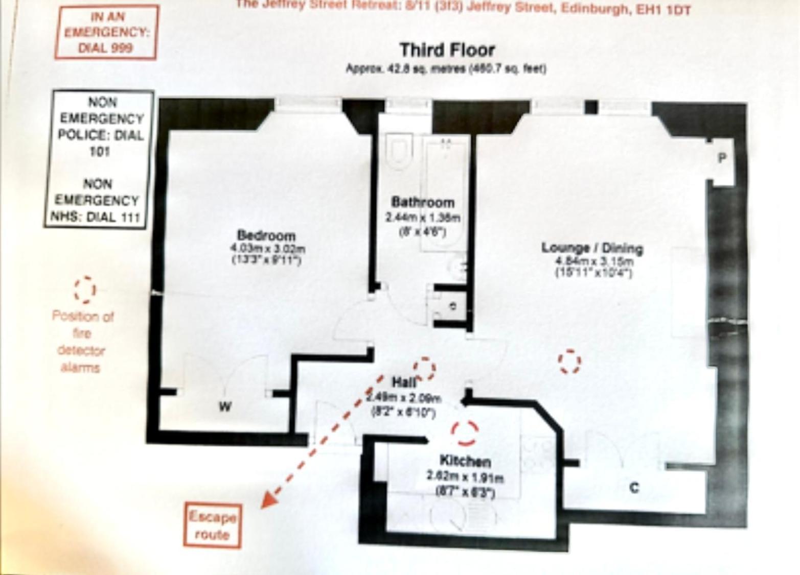 The Jeffrey Street Retreat Apartment เอดินบะระ ภายนอก รูปภาพ
